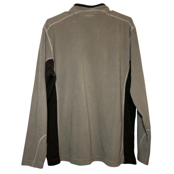 Columbia Men's Half-Zip Pullover Fleece Jacket Gray & Black, Men's Medium - Picture 4 of 9